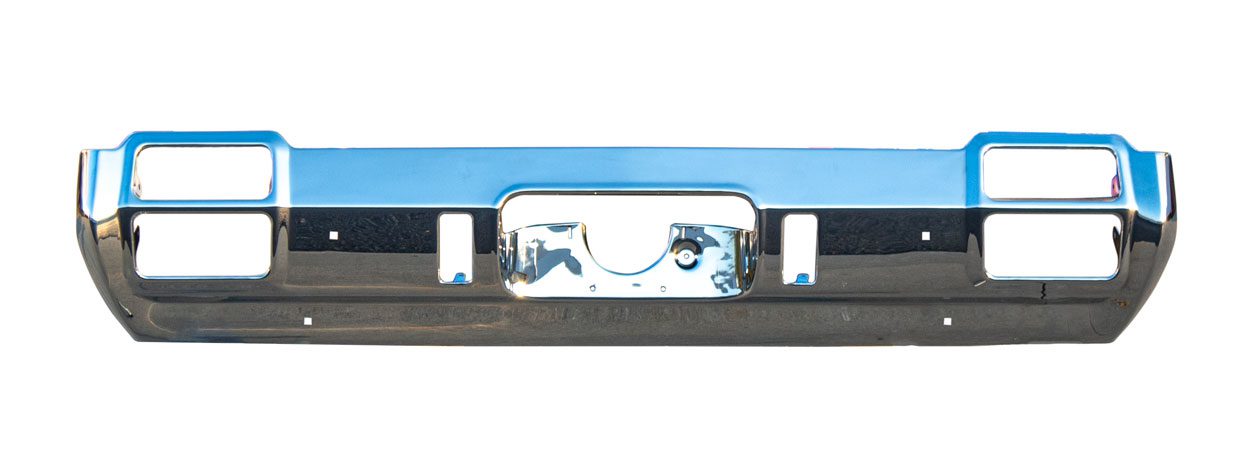 1971-1972 Oldsmobile Cutlass|442 Rear Bumper w/o Exhaust Tip Cutouts-AMD990-7471
