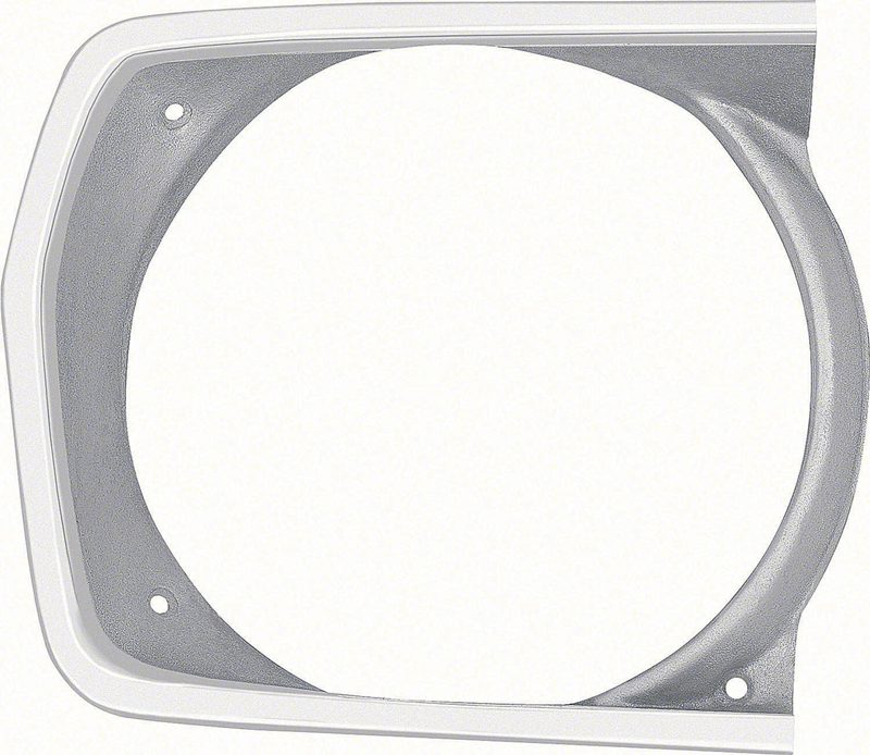 1971-1972 Plymouth Duster|Scamp Headlamp Bezel Argent Silver