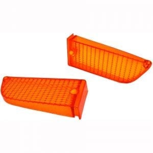 1971-1973 Ford Mustang Front Parking Lamp Lens Pair