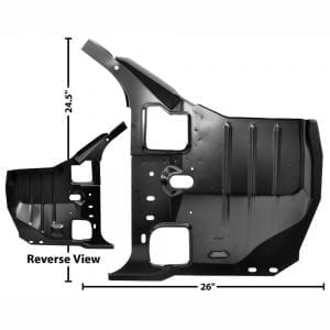 1971-1973 Ford Mustang Pillar/Kick Panel Passenger Side (RH)