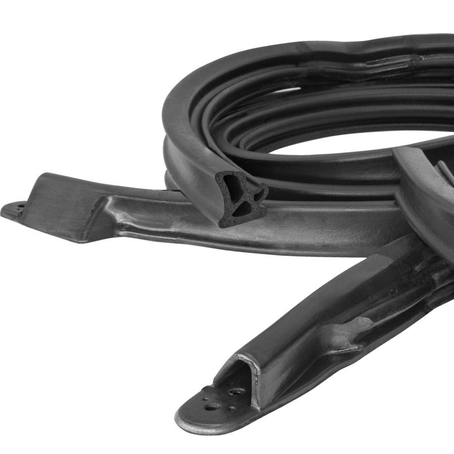 Square Rails Seals 1971-1973 Ford|Mercury Cougar|Mustang Roof Rail Seals, Coupe, Pair