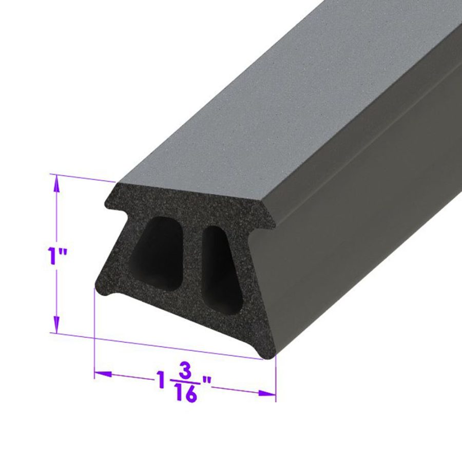 Square Rails Seals 1971-1974 American Motors Javelin Roof Rail Seals, 2DR Hardtop, Pair