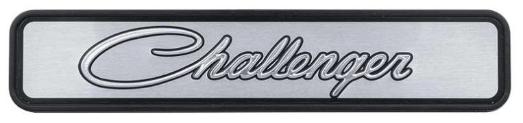 1971-1974 Dodge Challenger Dash Pad Emblem