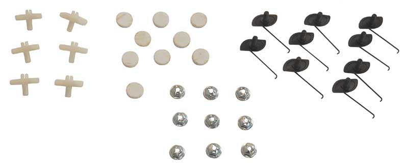 1971-1974 Dodge Challenger Trunk & Quarter Panel Molding Hardware Kit-FDCF-CBM4