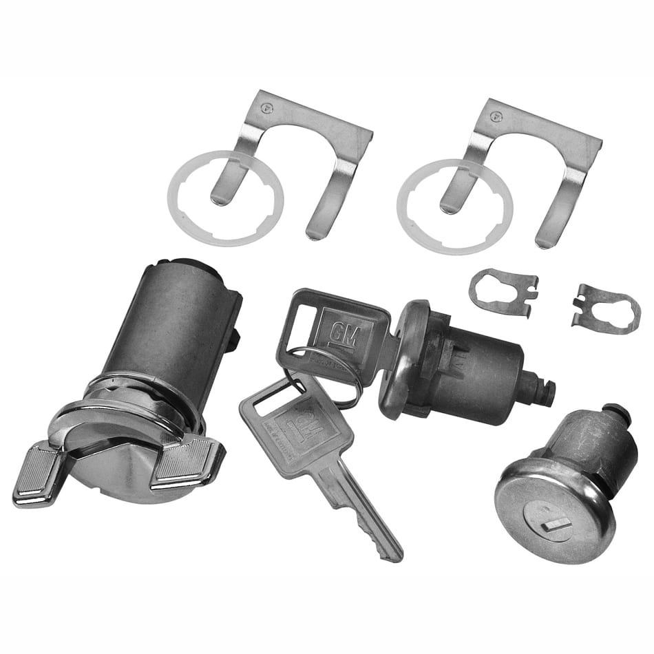 1971-1976 Chevy Impala Lock Kit Ignition And Door Later