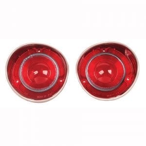 1971 Chevy Chevelle Tail Lamp Lens Pair