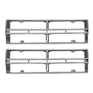 1972-1972 Ford Pickup Grille Insert Silver  Pair-DYN3032L