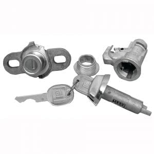 1972-1973 Pontiac Firebird Lock Kit Trunk and Glovebox Later