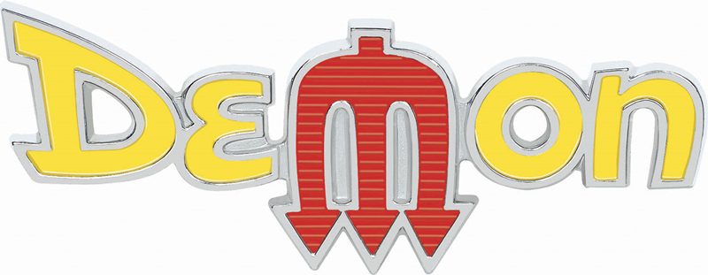 1972 Dodge Demon Fender Emblem Demon