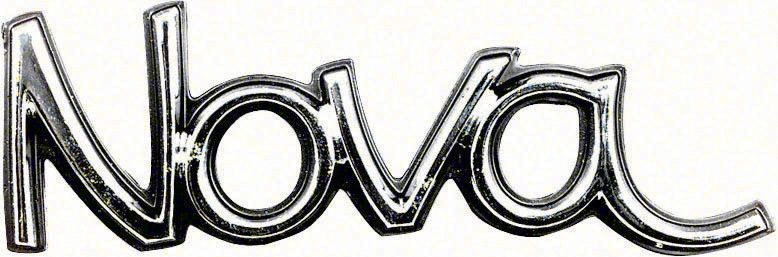 1973-1974 Chevrolet Nova Fender Emblem Nova