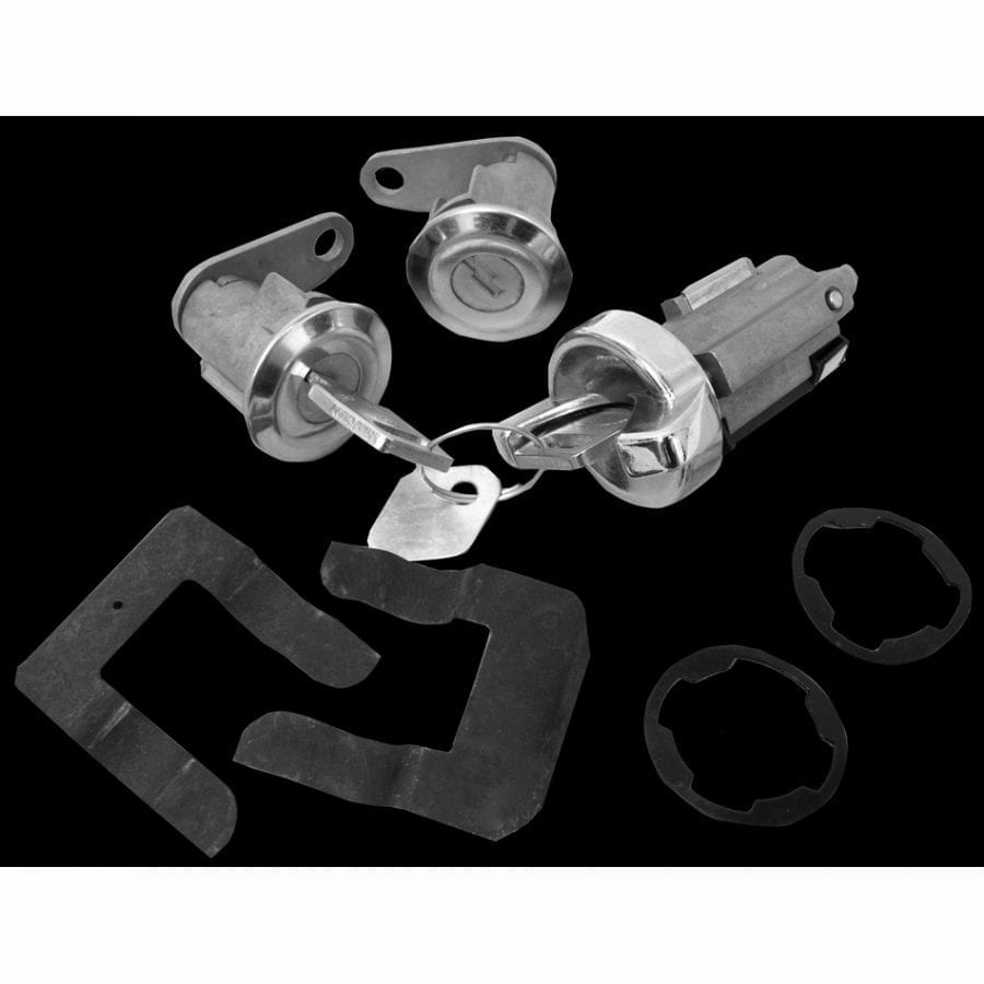 1973-1976 Ford Mustang Lock Kit Ignition And Door