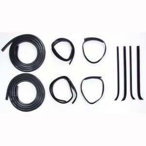 1973-1979 Ford Bronco|F-Series Pickup Truck Door Weatherstrip Seal 10 PC Kit - Driver and Passenger-DK211073