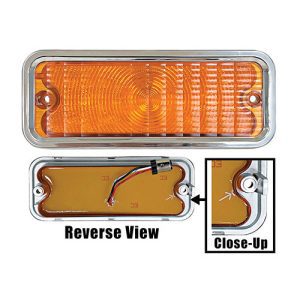 1973-1980 Chevrolet Pickup Park Lamp Assbly Passenger Side LED Amber-DYNLP74