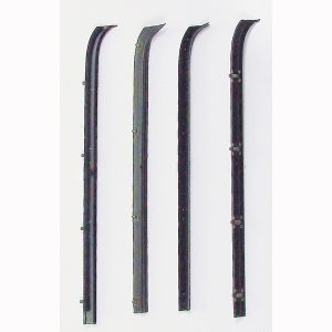 1973-1991 Chevrolet|GMC Suburban|C/K Pickup Truck Beltline Molding 4 PC Kit - Driver and Passenger-WFK112073