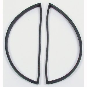 1973-1991 Chevrolet|GMC Suburban|C/K Pickup Truck Rear Doors Fixed Vent Glass Weatherstrip Seal 2 PC Kit - Driver and Passenger-VWK112073
