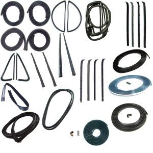 1975-1977 Chevrolet|GMC Suburban Complete Weatherstrip Kit- Models With Tailgate