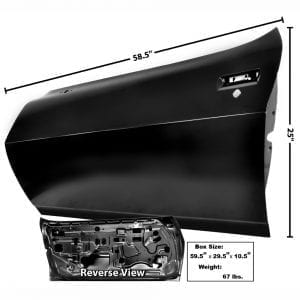 1975-1981 Chevy Camaro Door Shell Driver Side (LH)