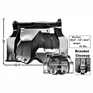 1975-1981 Pontiac Firebird or Trans Am Trunk Floor Pan