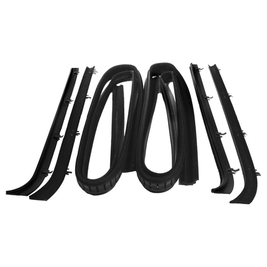 1975-1994 Chevrolet|GMC Van Window Channel and Sweeper, 6pc Kit