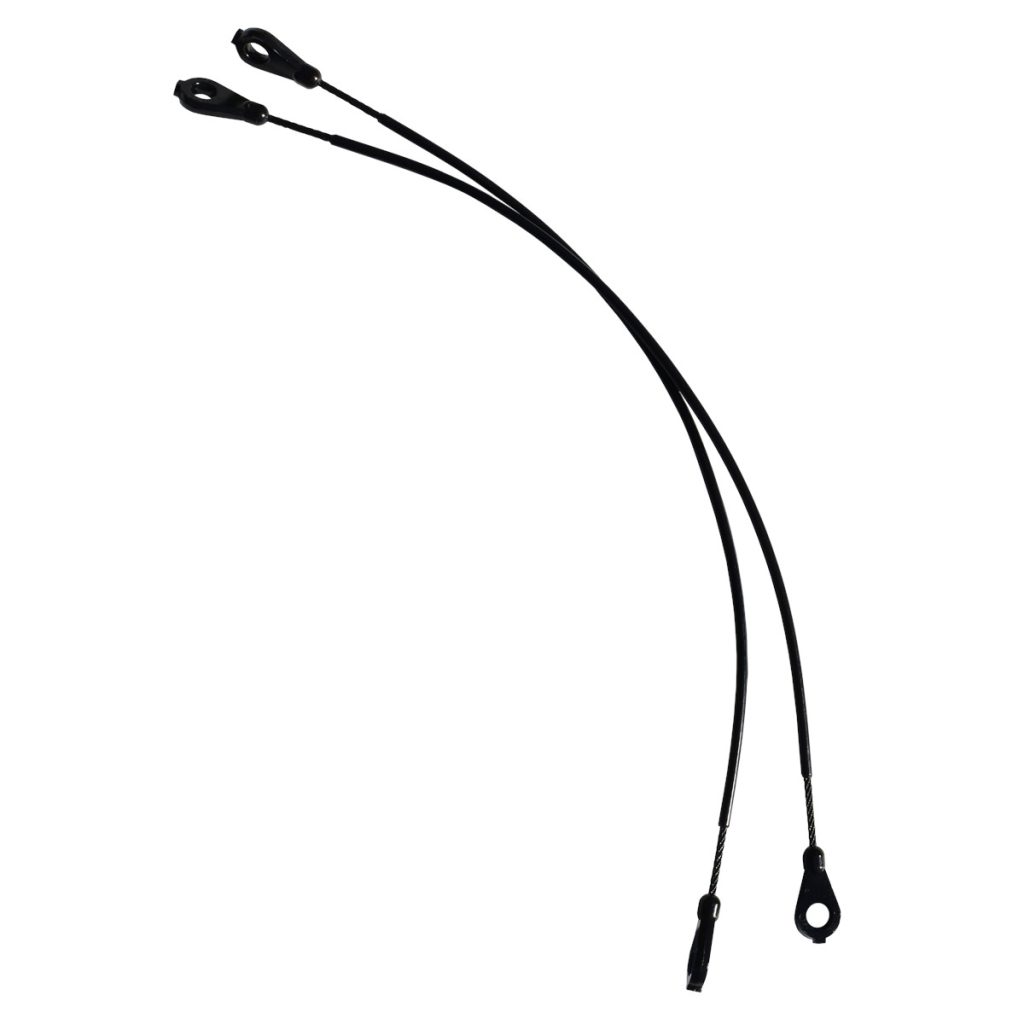 19761986 Jeep CJ7CJ8 Tailgate Cable Set 2 Pcs