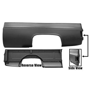 1976-1987 Chevrolet Pickup Bedside Driver Side Long Bed No Hole-DYN1160YF