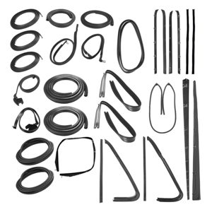 1978-1980 CHEVROLET-GMC BLAZER-JIMMY COMPLETE WEATHERSTRIP SEAL KIT W-BLACK WEATHERSTRIP TRIM-CWK111578