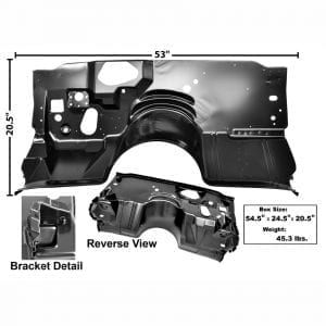 1978-1981 Chevy Camaro Firewall Heater Delete