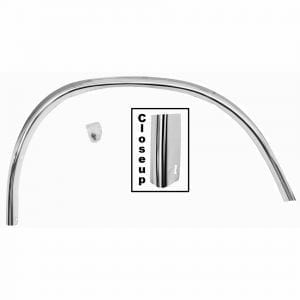 1978-1983 Chevy Chevelle Rear Wheel Opening Molding Driver Side (LH)