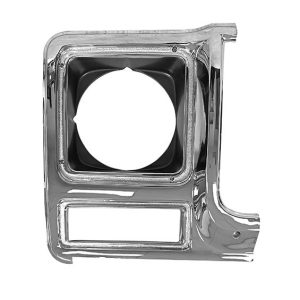 1979-1980 Chevrolet Pickup Headlamp Door Passenger Side Chrome/silver-DYNM1138M