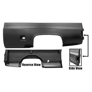 1979-1987 Chevrolet Pickup Bedside Driver Side Longbed Square Hol-DYN1160YE