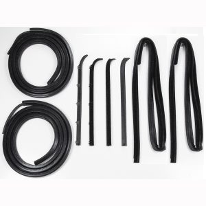 1980-1986 Ford Bronco|F-Series Pickup Truck Door Weatherstrip Seal 8 PC Kit - Driver and Passenger-DK211080