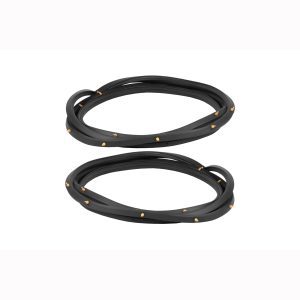 1980-1986 Nissan 720 Door Weatherstrip Seal 2 PC Kit - Driver and Passenger-DWP411080