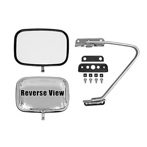 1980-1996 Ford F-Series Pickup Mirror Outside Driver Side Manual-DYN3117AB