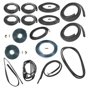 1981-1985 CHEVROLET-GMC SUBURBAN COMPLETE WEATHERSTRIP KIT- 2PC VENT SEALS NON SILVERADO-SIERRA WITH TAILGATE-CWK111481