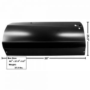 1981-1985 Chevy Monte Carlo Door Skin Driver Side (LH)