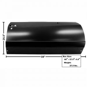 1981-1985 Chevy Monte Carlo Door Skin Passenger Side (RH)