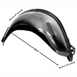 1981-1988 Chevy Monte Carlo Wheelhouse Inner Passenger Side (RH)