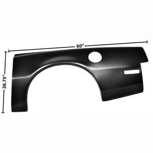 1982-1989 Pontiac Firebird Quarter Panel Skin Driver Side (LH)