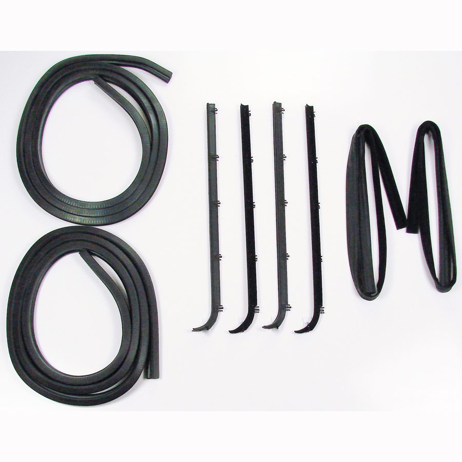 1983-1990 Ford Bronco|Ranger Door Weatherstrip Seal 8 PC Kit - Driver and Passenger-DK211083V