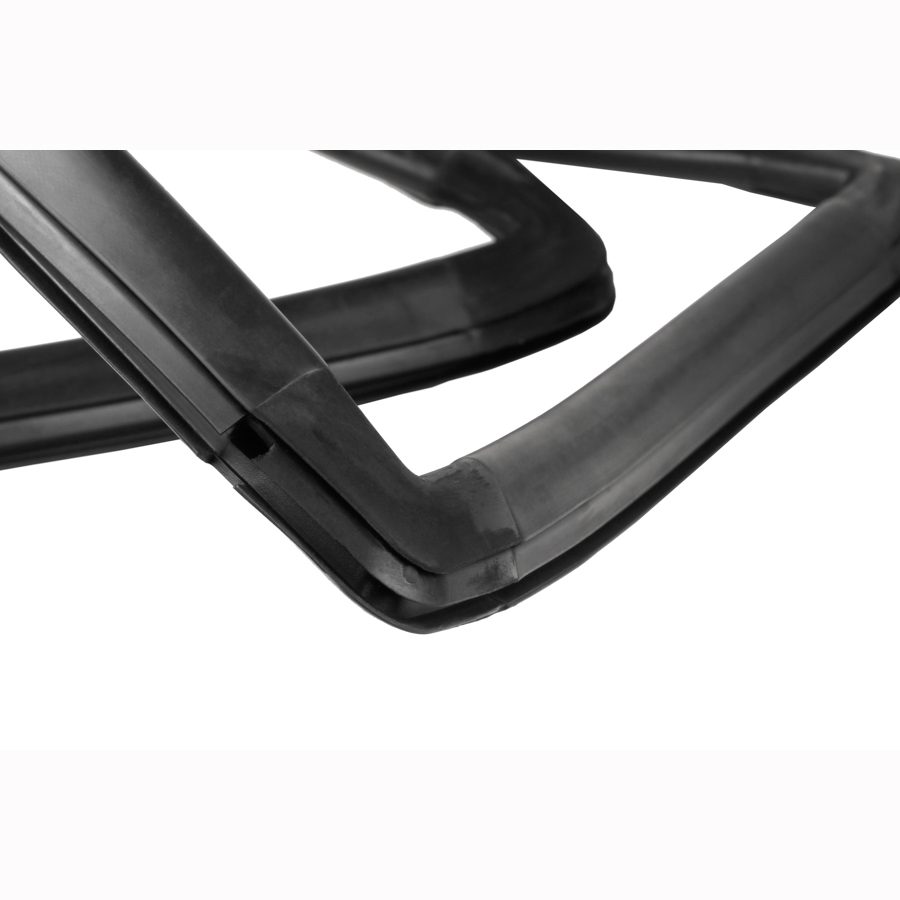 1984-1996 Jeep Cherokee Quarter Window Weatherstrip Seal w/o Trim Groove - Passenger