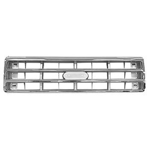 1987-1988 Ford F-Series Pickup Grille Chrome/Silver/Black-DYN3037K