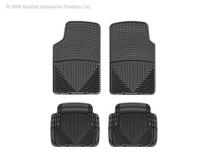 1987-2014 Audi| Ford| Infiniti| Jaguar| Jeep| Saab| Toyota| Volvo S4| GT| Thunderbird| FX35| FX45| G35| X-Type| Wrangler| 9-2X| FJ| C70 WeatherTech Front and Rear All-Weather Floor Mats-Black-W3-W50-WT