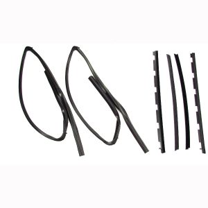 1988-2002 Chevrolet|GMC Blazer|Suburban|C/K Pickup Truck|Tahoe|Yukon Beltline Molding and Glass Run Channel 6 PC Kit - Driver and Passenger-WFK111188