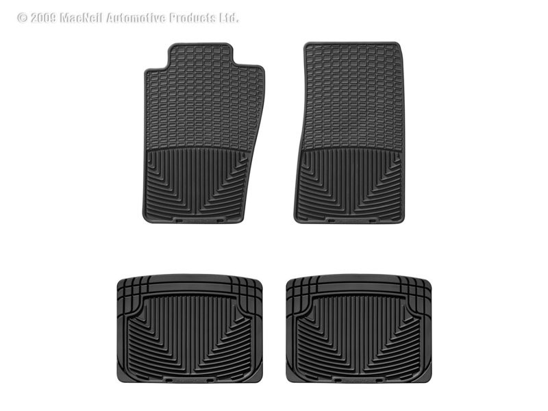 1991-2005 Ford| Mercury Explorer| Mountaineer| Explorer Sport| Explorer Sport Trac WeatherTech Front and Rear All-Weather Floor Mats-Black-W11-W20-WT