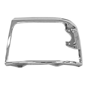 1992-1998 Ford Bronco|F-Series Pickup Headlamp Door Driver Side Chrome/Gray-DYN3038M