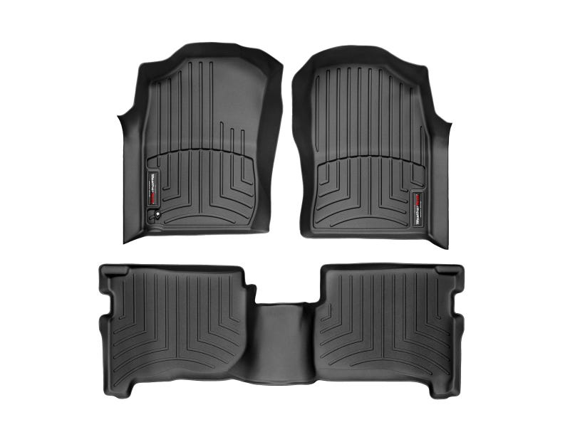1996-2002 Toyota 4Runner WeatherTech Front and Rear Floorliners-Black-44123-1-2-WT