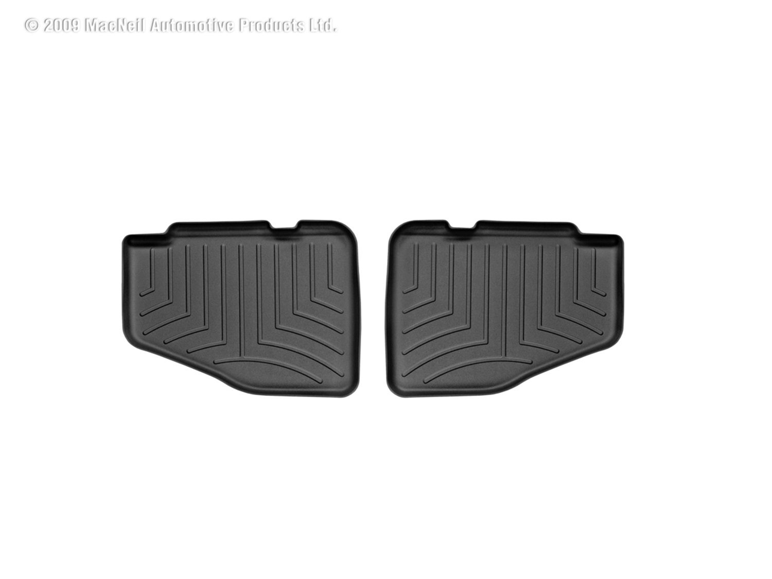 1997-2006 Jeep TJ| Wrangler WeatherTech Rear Floorliner-Black-440422-WT