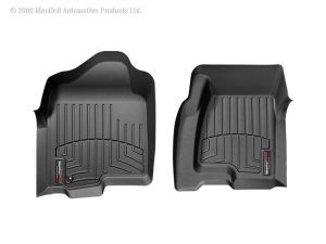 1999-2007 Chevrolet| GMC| Cadillac Silverado| Sierra| Suburban| Tahoe| Escalade| Avalanche WeatherTech Front Floorliner-Black-440031-WT
