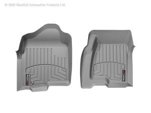 1999-2007 Chevrolet| GMC| Cadillac Silverado| | Sierra| Suburban| Tahoe| Yukon| Escalade| Avalanche WeatherTech Front Floorliner-Grey-460031-WT