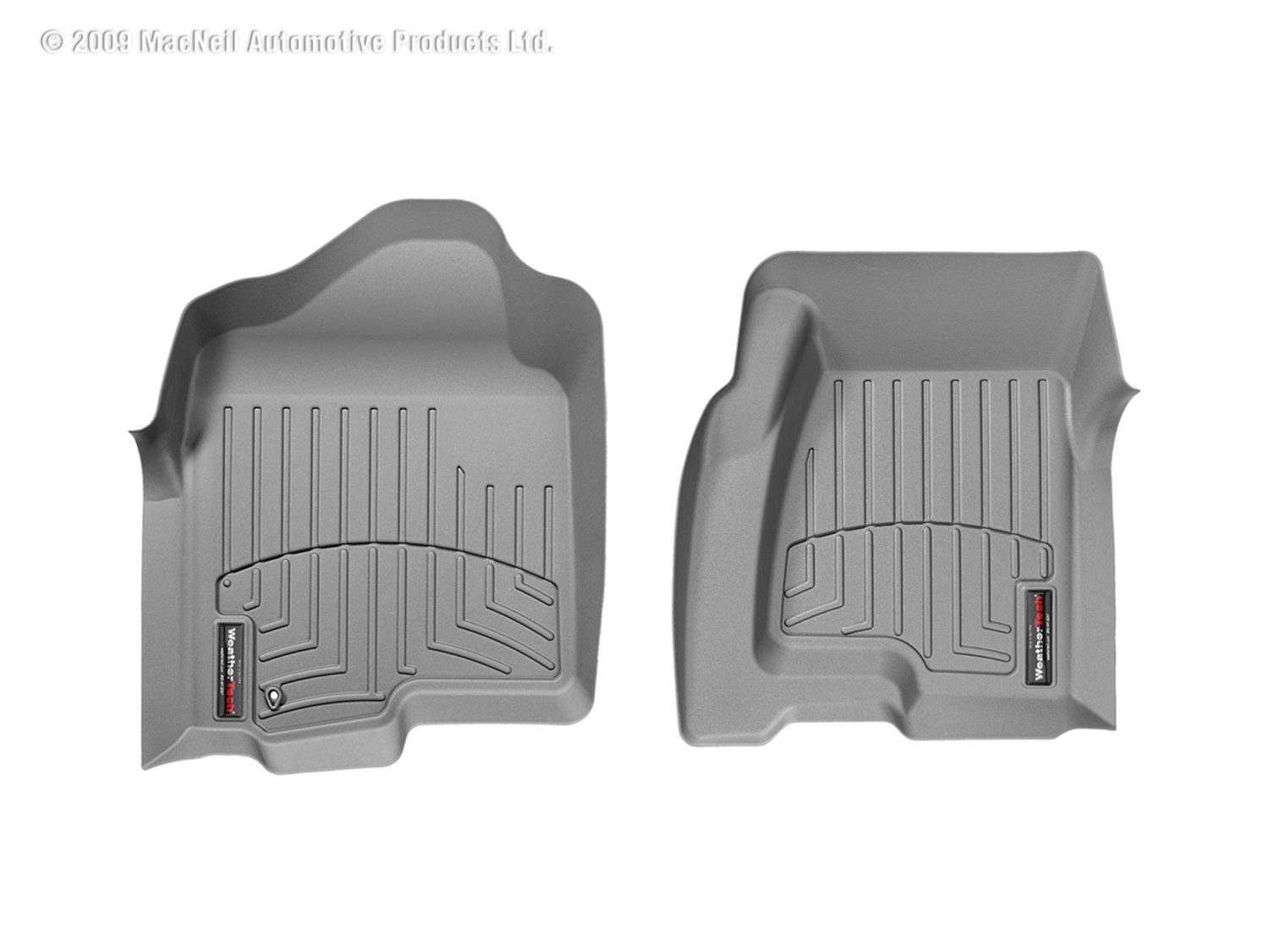 1999-2007 Chevrolet| GMC| Cadillac Silverado| | Sierra| Suburban| Tahoe| Yukon| Escalade| Avalanche WeatherTech Front Floorliner-Grey-460031-WT
